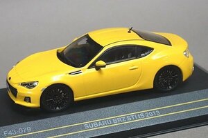 First 43 ファースト43 1/43 SUBARU スバル BRZ STI ＴS 2013 イエロー F43-079