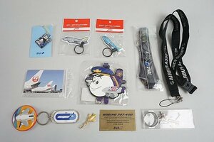 ★ FDA キーボルダー ブルー グレー / ANA ネックストラップ / B787 缶マグネット などまとめてセット