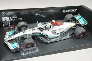 ミニチャンプス PMA 1/18 メルセデス AMG ペトロナス フォーミュラ F1 W13 E パフォーマンス L.ハミルトン ブラジルGP 2022 #44 110222144