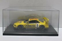 ▽ EBBRO エブロ 1/43 PENNZOIL ペンズオイル NISMO GT-R ジーティーアール JGTC GT500 1999 No.1 #1 YELLOW P402_画像1