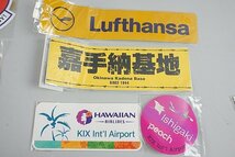 ★ ANA B767 / Lufthansa ルフトハンザ航空 / ピーチ 石垣 / タイガーエア台湾 などステッカーまとめてセット_画像3