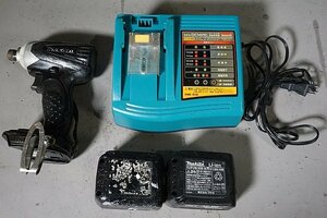 ◎ makita マキタ 14.4V 充電式インパクトドライバ 充電器 バッテリー２個 DC14RC BL1430 ※ジャンク品 TD132D