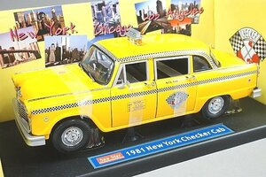 Sun Star サンスター 1/18 1981 NEW YORK CHECKER TAXICAB ニューヨーク チェッカー タクシー キャブ 2501