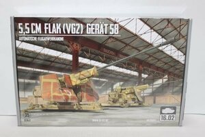 ▽ 16.02 1/35 ドイツ 試製 5.5cm Flak(VG2) GREAT 58 プラモデル VK35001