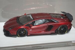 M.S. 1/43 ランボルギーニ LB☆PERFORMANCE Aventador アヴェンタドール クロームレッド w/デカール 30台限定