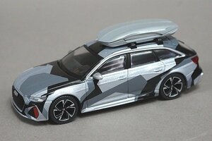 MINI GT / トゥルースケール 1/64 アウディ RS 6 アバント シルバーデジタルカモフラージュ w/ルーフボックス(中国限定) MGT00256-L