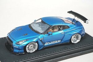 ignition model イグニッションモデル 1/43 Nissan 日産 PANDEM パンデム R35 GT-R ブルーメタリック IG1153