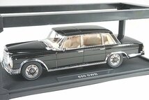 KK scale / KKスケール 1/18 Mercedes Benz メルセデスベンツ 600 SWB (W100) 1963 ブラック KKDC180601_画像1