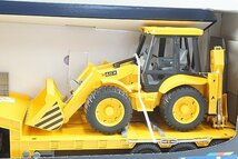 BRUDER ブルーダー 1/16 MAN TGA トラック & JCB バックホーローダー トレーラー 02776_画像2