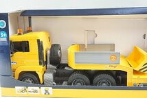 BRUDER ブルーダー 1/16 MAN TGA トラック & JCB バックホーローダー トレーラー 02776_画像3