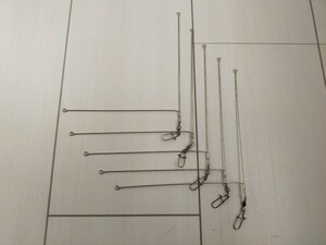 １円スタート！自作 ブラ天秤 ５個 キス 投釣り 投げ釣り Ｌ型