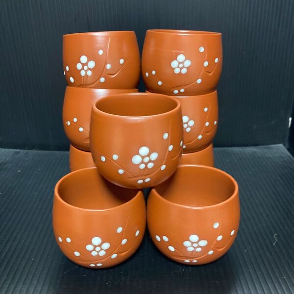 昭和レトロ ちいちゃい湯呑み お客様用 9個