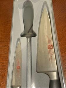 ZWILLING J.A HENCKELS 4つ星ナイフセット。牛刀包丁-ペティナイフ-31071-包丁研ぎ　3点セット新品 和包丁　出刃包丁牛刃包丁