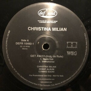 Christina Milian featuring Ja Rule / Get Away