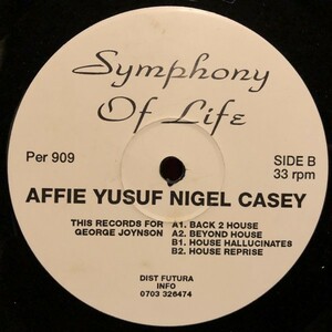 Affie Yusuf & Nigel Casey / Symphony Of Life