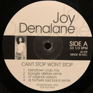 Joy Denalane Featuring Scorpio / Can't Stop Won't Stop