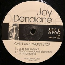 Joy Denalane Featuring Scorpio / Can't Stop Won't Stop_画像2