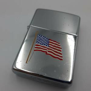 ＃25448B Zippo ジッポーライター　アメリカ国旗柄 Flag of the US 　喫煙道具 ライター