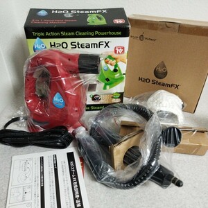 未使用品★H2O SteamFX レッド ハンディスチームクリーナー