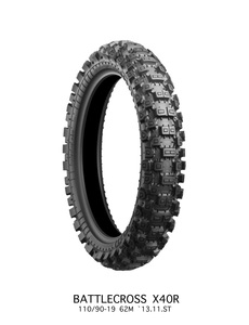 BRIDGESTONE 100/90-19 57M X40 リア WT(チューブタイプ)