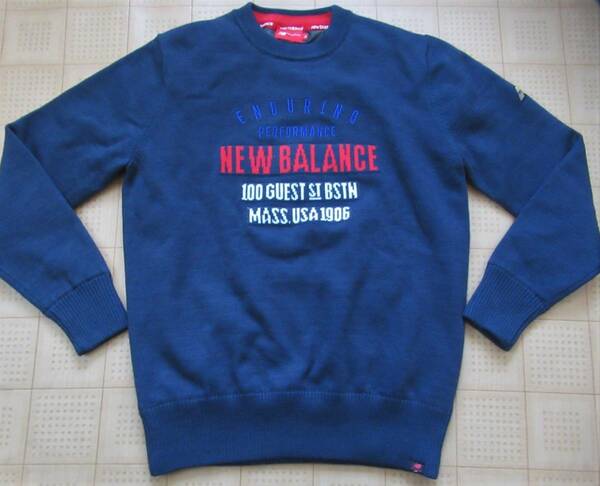 即決 New Balance GOLF 防風裏地付きセーター ネイビー 6サイズ XLサイズ相当 ニューバランス ゴルフ