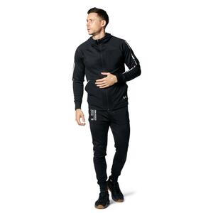 定価30,800円 即決新品 LGサイズ UNDER ARMOUR ニットフルジップ薄手ジャージ上下セット セットアップ ブラック　アンダーアーマー