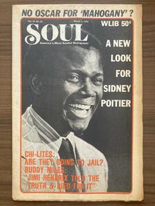 SOUL : America's Most Soulful Newspaper March 1, 1976 シドニー・ポインター、ノーマン・コナーズ、ソウルトレイン ほか 米国黒人音楽紙