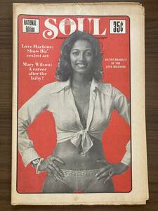 SOUL : America's Most Soulful Newspaper November 25, 1974　ラブ・マシーン、メアリー・ウィルソン ほか　米国黒人音楽紙