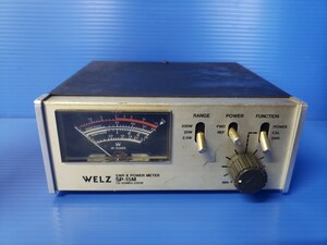 WELZ SP-15M 1.8-150MHz SWR＆パワー計　HF/50M/144MHz 現状品