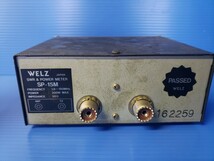 WELZ SP-15M 1.8-150MHz SWR＆パワー計　HF/50M/144MHz 現状品_画像4