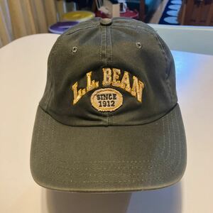 L.L.Bean USA製 ワッペン刺繍 キャップ 帽子 グリーン