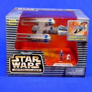 スターウォーズ★アクションフリート★Y-WING STARFIGHTER★Feafuring Blue★Leader＆R2Unit★フィギュア★galoob★ツクダ★１９９６年 