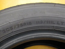 ★送料無料 B3s◆　新車外し　205/75R16　113/111L LT　ダンロップ　ENASAVE SPLT38A　夏6本　※2023年/日本製_画像7