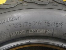 ◆送料無料 C2s◆　ホワイトレター付き　225/75R16　115/112S　BFグッドリッチ　ALL-TEYYDIN T/A K02　夏４本　※2017年製_画像9