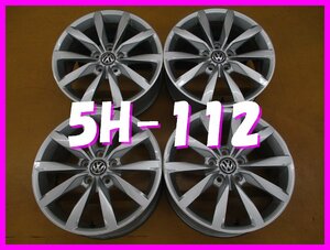 ■送料無料 A2s■　フォルクスワーゲン　ゴルフ7　純正アルミ　17×7.0J+49　5HPCD112　ハブ径57　4本　