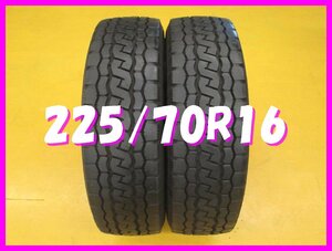 ◆送料無料 C1s◆　小型用　225/70R16　117/115N LT　ブリヂストン　ECOPIA M812　夏２本　※2022年製