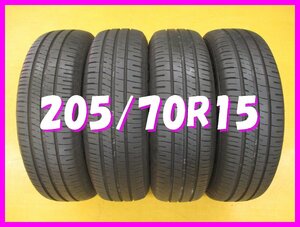 ◆送料無料 A2s◆　205/70R15　96S　ダンロップ　ENASAVE EC204　夏4本　※2020年/日本製