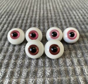 【送料無料】ドール用グラスアイ18mm　3点セット★ No.A174