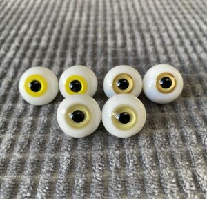 【送料無料】ドール用グラスアイ18mm　3点セット★ No.A170