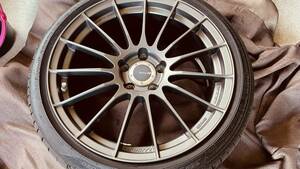 【４本セット極美品！】エンケイRS05RR 18×8.5　インセット35　PCD114.3　SPsportsMAX225/40/R18　GRヤリス　GRカローラ