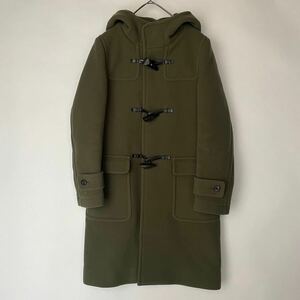 MACPHEE McAfee ultimate beautiful goods rare duffle coat melt n wool hood wool 100% long coat outer olive khaki size 34