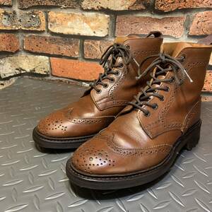 ☆ Tricker's L2508 カントリー UK4.5-5 (24A2)トリッカーズ カントリーブーツ ウィングチップ 