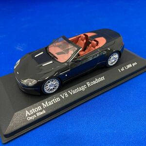 ミニチャンプス　1/43 アストンマーチン　V8 バンテージ　ロードスター2009 ブラック