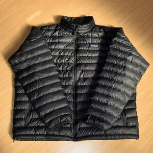 メンズXXL 美品！Patagonia パタゴニア Down Sweater BLK ブラック ダウン セーター 黒 アウトドア ライトダウン ジャケット 大きいサイズ