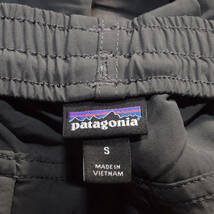 メンズS 美品！patagonia パタゴニア BAGGIES PANTS グレー バギーズ パンツ ロング ナイロン ポリエステル ロングパンツ トレーニング　_画像10