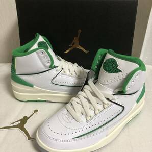 新品 NIKE JORDAN 2 RETRO GS 22.5cm LUCKY GREEN 定価17,600円 ナイキ ジョーダン