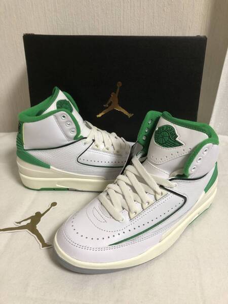 新品 NIKE JORDAN 2 RETRO GS 22.5cm LUCKY GREEN 定価17,600円 ナイキ ジョーダン