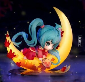 擎蒼 VOCALOID 初音ミク 月西江 Ver. 12.4cmフィギュア PVC 海外メーカー正規品 新品未開封 非可動 ピアプロ