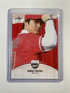 大谷翔平 2018 leaf エンゼルス入団会見 RC #LB-01