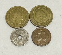 デンマーク硬貨 デンマークコイン 50クローネ 1クローネ ハートのコイン　50オーレ 外国コイン 外国硬貨_画像1